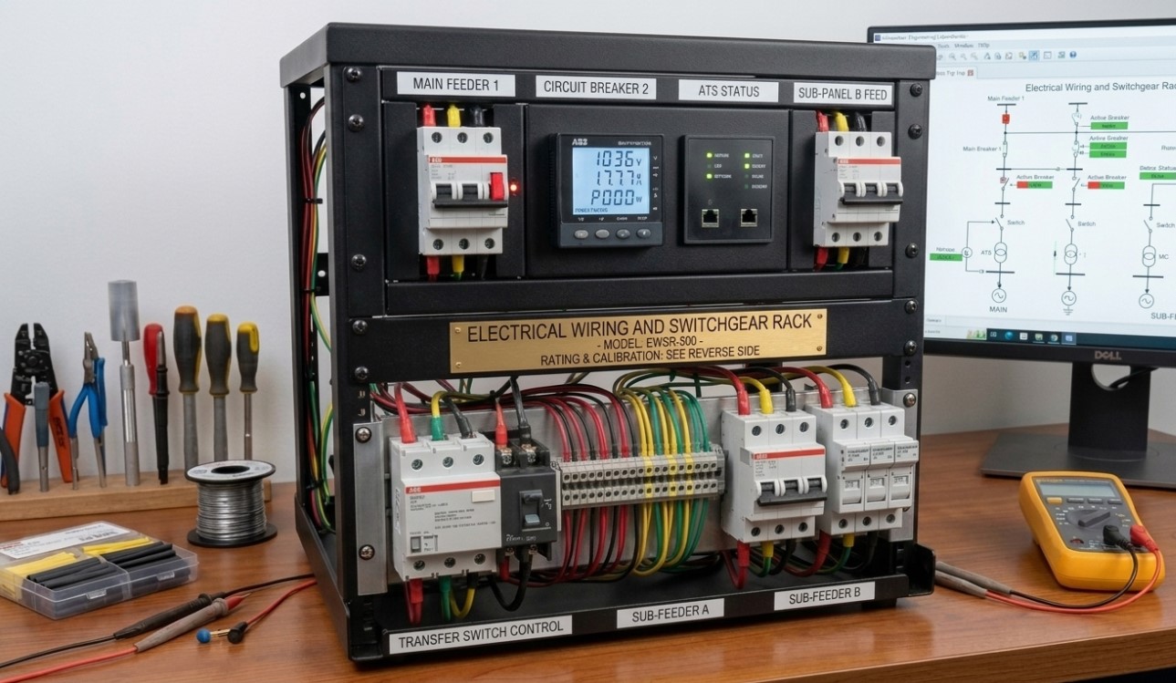 Electrical Wiring and Switchgear Rack