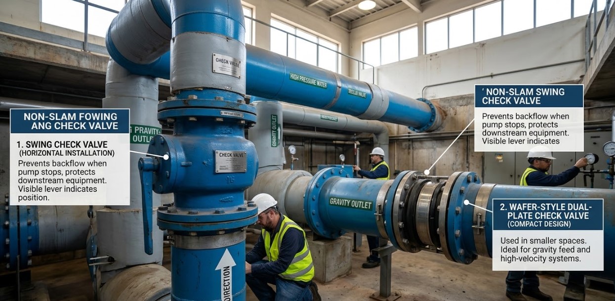 Reflux or Check Valves