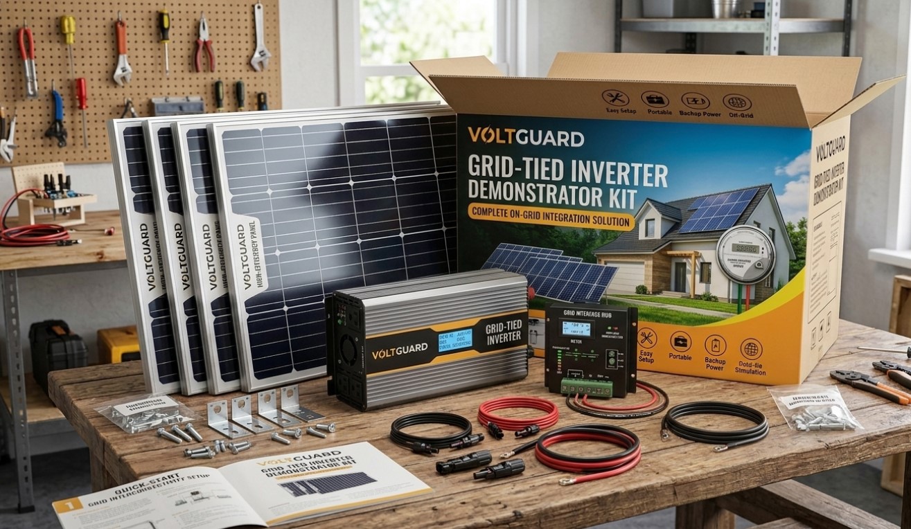 Solar Grid-Tied Inverter Demonstrator Kit