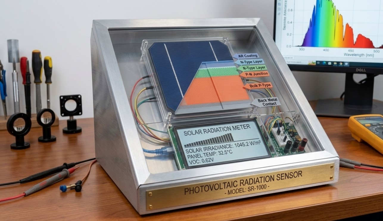 Solar Cell-Based Sunlight Radiation Meter
