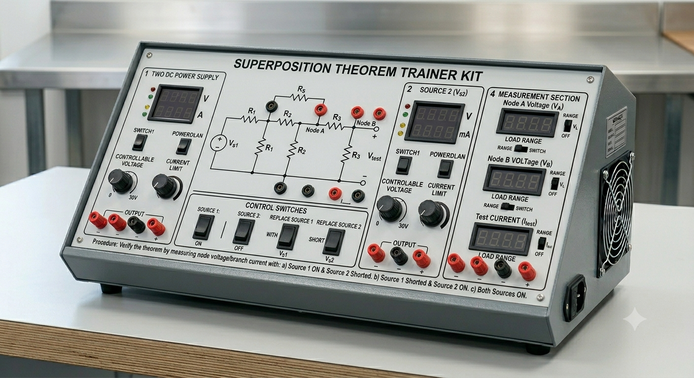 Superposition Theorem Trainer Kit