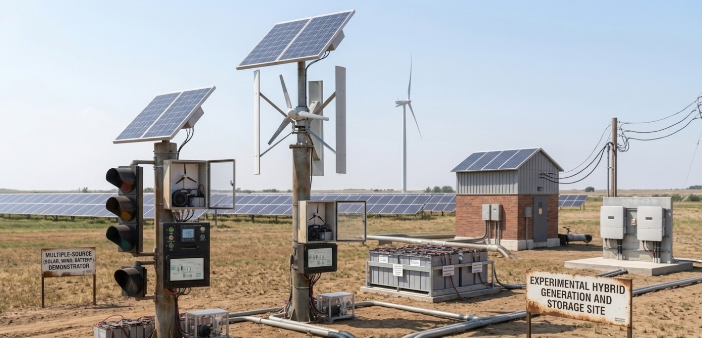 Solar, Wind, and Hybrid Power Plant