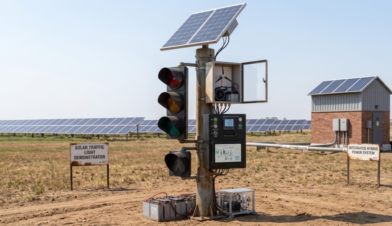 Solar Traffic Light