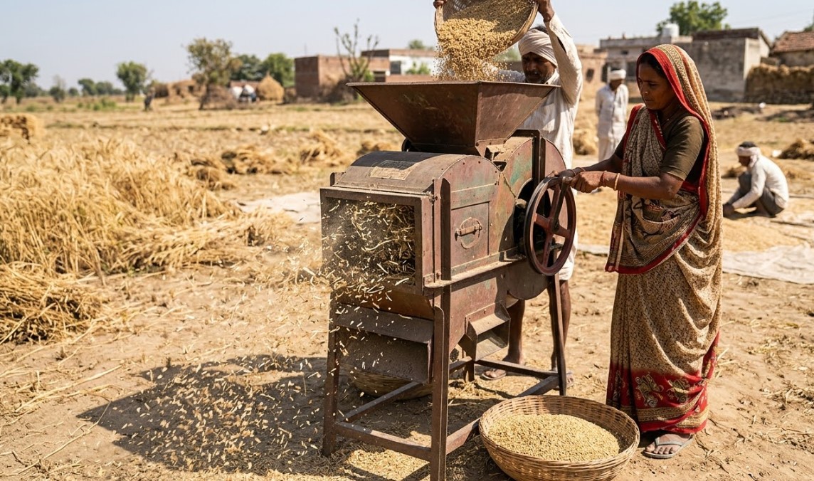 Hand-Operated Winnowing Machine