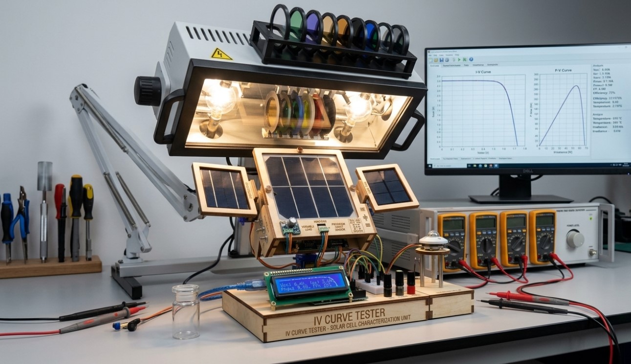 Solar Simulator for Solar Cell Characteristic Study